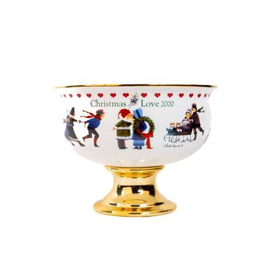 Porcelain Pedestal Bowl