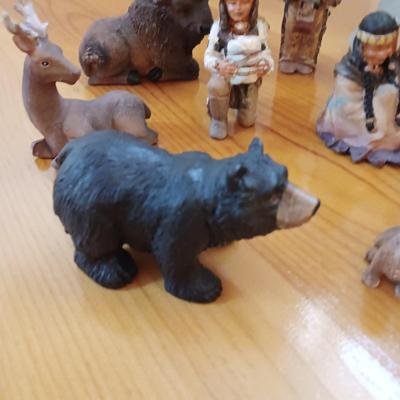 NATIVE AMERICAN THEMED NATIVITY SCENE