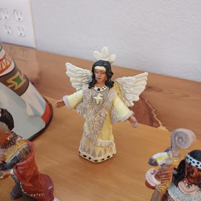 NATIVE AMERICAN THEMED NATIVITY SCENE