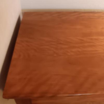 BEAUTIFUL 2 PIECE ANTIQUE MAP OR WRITING DESK WITH 3 DRAWERS