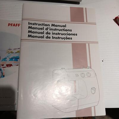 PFAFF SELECT IDT SEWING MACHINE WITH ATTACHMENTS AND MANUAL