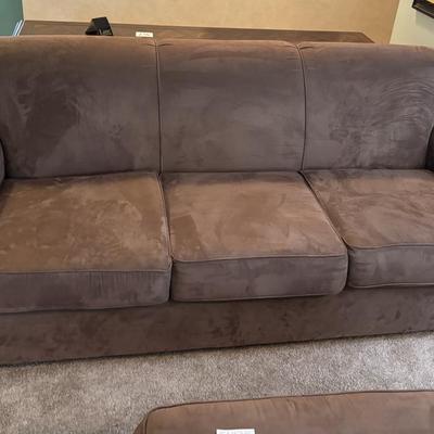 Couch with Footstool