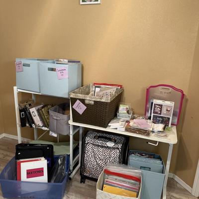 Sale Photo Thumbnail #16: - white sewing table on right is not included. 

- Display pieces, table, lights, table cloth, items in the back are not included.

NO CHERRY PICKING or taking ONLY the items you want and leaving the rest or you will be banned! Please arrive with enough t