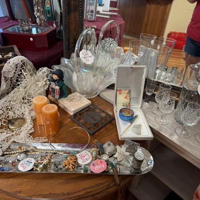 Sale Photo Thumbnail #30: - Display pieces, table, lights, table cloth, items in the back are not included.

NO CHERRY PICKING or taking ONLY the items you want and leaving the rest or you will be banned! Please arrive with enough time to load. Bring boxes/any tools to assemble /d