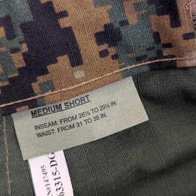 Tru-Spec Medium/Short Camo Pants 26 1/2" x 29 1/2" - Lot 3