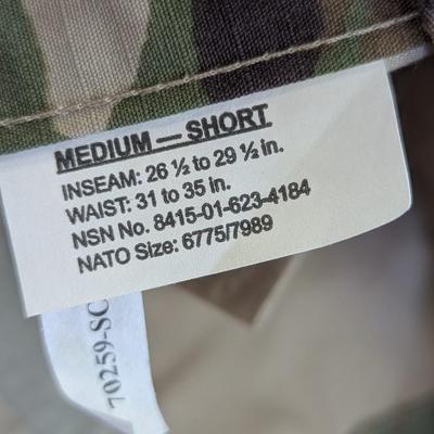 Tru-Spec Medium/Short Camo Pants 26 1/2" x 29 1/2" - Lot 3