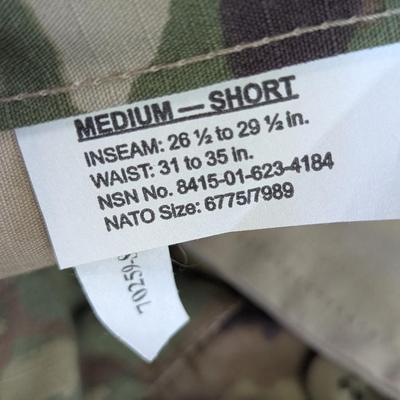 Tru-Spec Medium/Short Camo Pants 26 1/2" x 29 1/2" - Lot 3
