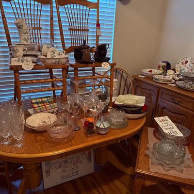 Sale Photo Thumbnail #46: - Table with chairs and the cabinet are not included. Sold (chairs on table are excluded) chairs on the flier  included.

NO CHERRY PICKING or taking ONLY the items you want and leaving the rest or you will be banned! Please arrive with enough time to loa