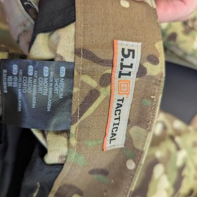 Wrangler 34" x 30" & 2 Pair Of 5.11 Tactical Medium/Short Camo Paints