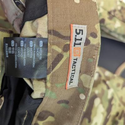 Wrangler 34" x 30" & 2 Pair Of 5.11 Tactical Medium/Short Camo Paints