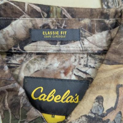 2 - Cabela's Camo Size Medium Shirt & RealTree Size Large Camo Shirt Lot 8