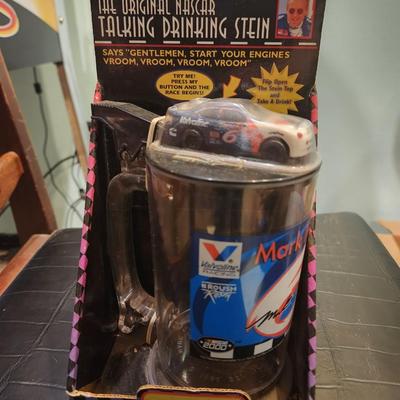 Nascar Talking Drinking Stein