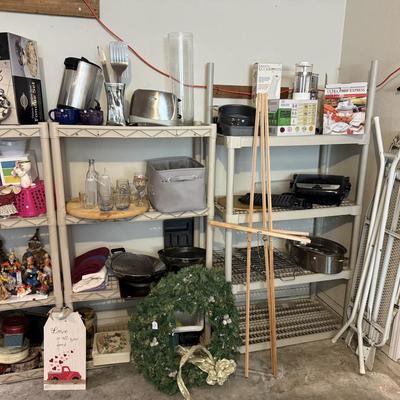 Sale Photo Thumbnail #76: - Shelves  are not included

NO CHERRY PICKING or taking ONLY the items you want and leaving the rest or you will be banned! Please arrive with enough time to load. Bring boxes/any tools to assemble /dolly/people to help load/etc.
- Questions? Call Candic