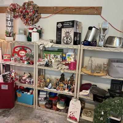 Sale Photo Thumbnail #77: - Shelves  are not included

NO CHERRY PICKING or taking ONLY the items you want and leaving the rest or you will be banned! Please arrive with enough time to load. Bring boxes/any tools to assemble /dolly/people to help load/etc.
- Questions? Call Candic