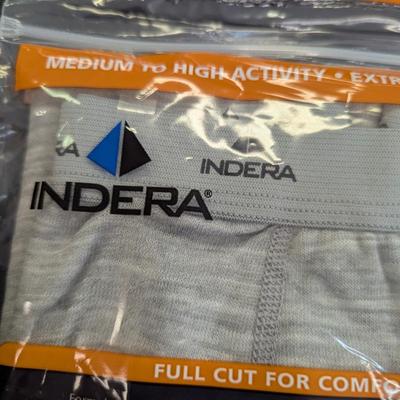 3 - Indera Two Layer Performance Thermals Men's Drawers Size Medium Lot 14