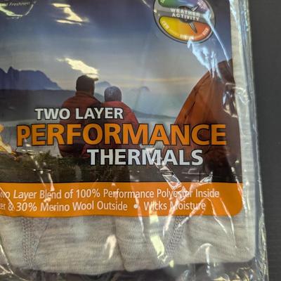 3 - Indera Two Layer Performance Thermals Men's Drawers Size Medium Lot 14