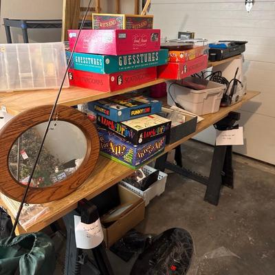 Sale Photo Thumbnail #87: - Table and planks/trash cans are not included. 

NO CHERRY PICKING or taking ONLY the items you want and leaving the rest or you will be banned! Please arrive with enough time to load. Bring boxes/any tools to assemble /dolly/people to help load/etc.
- Q