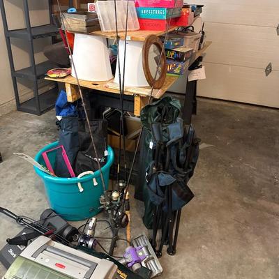 Sale Photo Thumbnail #85: - Table and planks/trash cans are not included. 

NO CHERRY PICKING or taking ONLY the items you want and leaving the rest or you will be banned! Please arrive with enough time to load. Bring boxes/any tools to assemble /dolly/people to help load/etc.
- Q