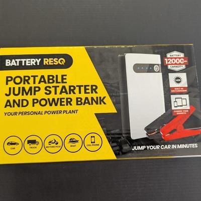 Battery RESQ Portable Jump Starter & Power Bank