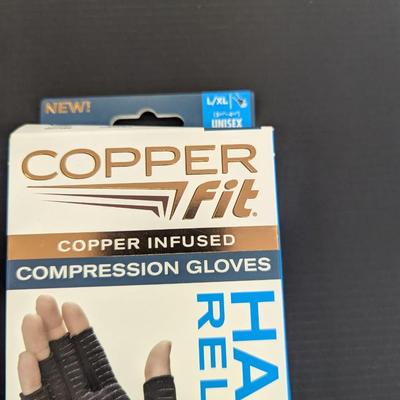 Copper Fit Hand Relief Copper Compression Gloves