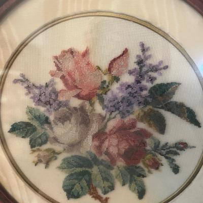 Lot 289 Antique floral print