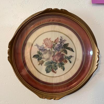 Lot 289 Antique floral print