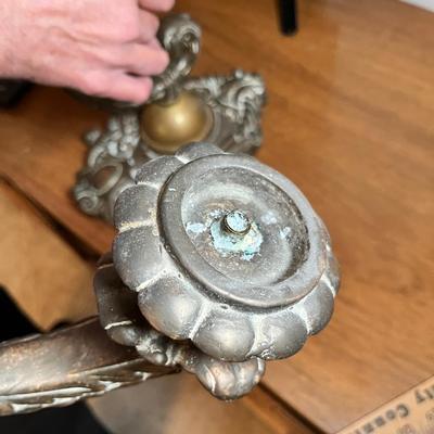 Lot 290 Antique wall sconces Read!