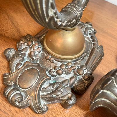 Lot 290 Antique wall sconces Read!