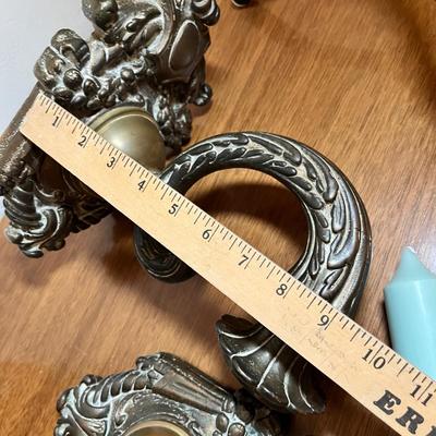 Lot 290 Antique wall sconces Read!