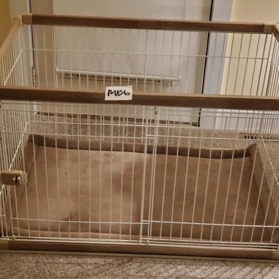 MB6-Open Air Dog Crate with Crate Mat