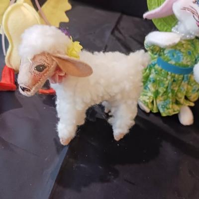 ANNALEE EASTER BUNNY, LAMB AND CHICK