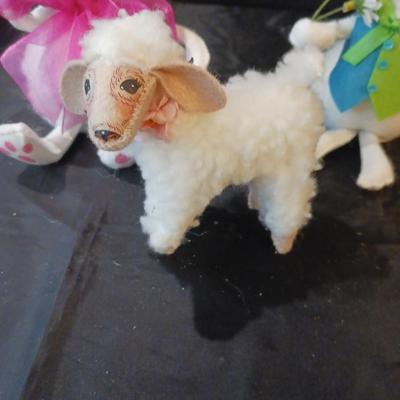 ANNALEE RABBITS AND A LAMB