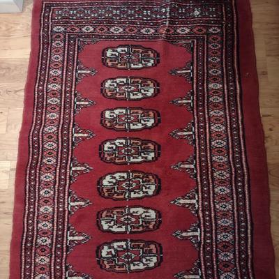 BEAUTIFUL HANDWOVEN WOOL RUNNER RUG