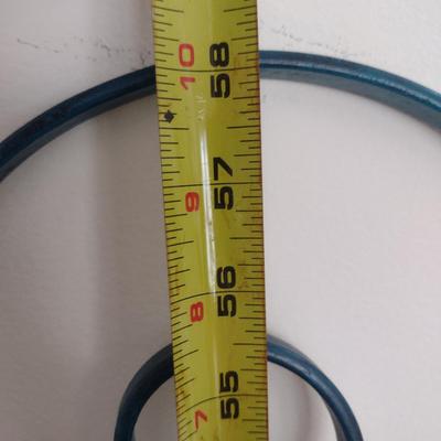 Sale Photo Thumbnail #1241: Metal Architectural Decor- Crane Design- Approx 58" Tall.  Item was an insert for glass door.