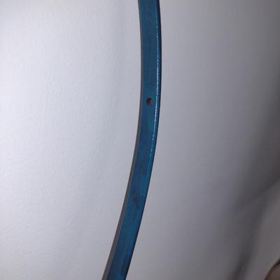 Sale Photo Thumbnail #1240: Metal Architectural Decor- Crane Design- Approx 58" Tall.  Item was an insert for glass door.