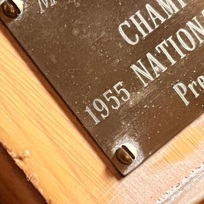 Lot 307 National Western Stock Show Trophy Clock 1955