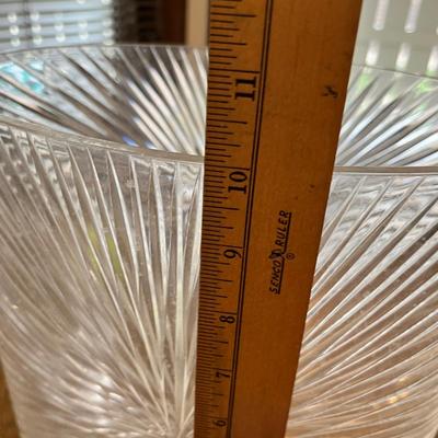 Lot 313 MCM Crystal plastic trash can