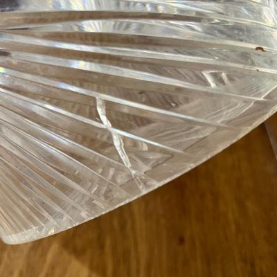 Lot 313 MCM Crystal plastic trash can