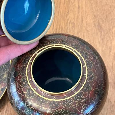 Lot 316 Cloisonne Ginger Jar