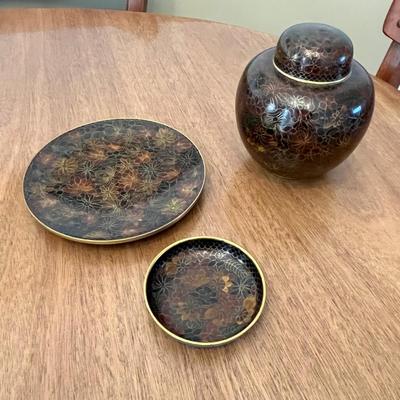 Lot 316 Cloisonne Ginger Jar