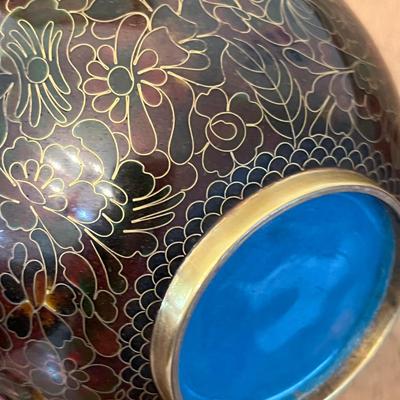 Lot 316 Cloisonne Ginger Jar