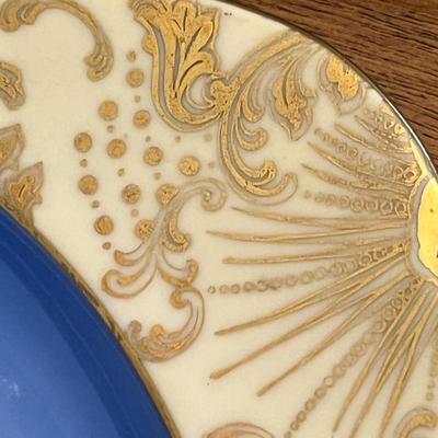 Lot 317 Antique Czech Floral Plates