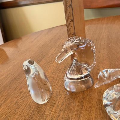 Lot 320 Spode Crystal animals