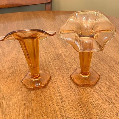 Lot 323 Fostoria JIP Vases
