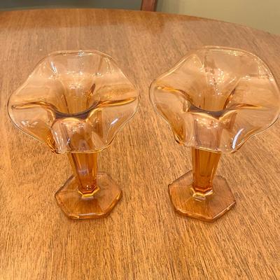 Lot 323 Fostoria JIP Vases