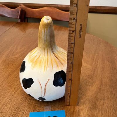 Lot 325 Cow painted gourd