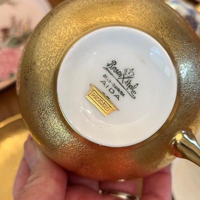 Lot 328 Fancy cup & saucer collection