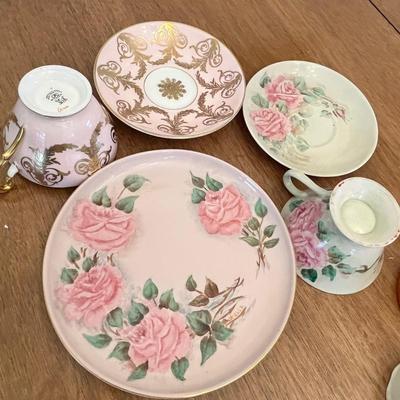 Lot 328 Fancy cup & saucer collection