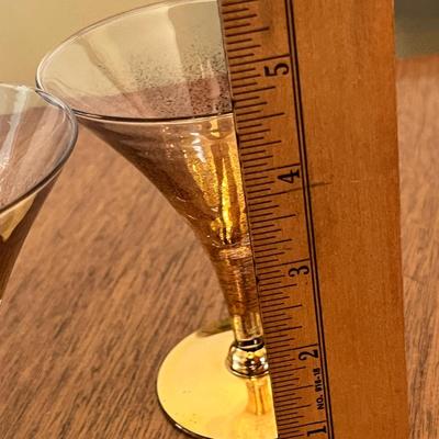 Lot 334 Dorothy Thorp MCM Martini glasses