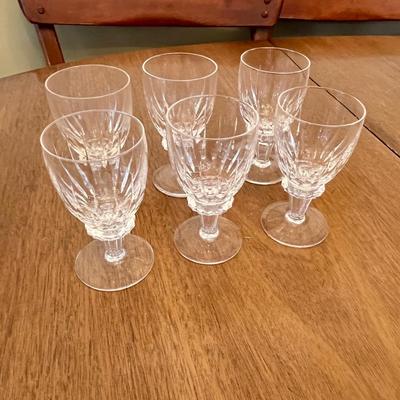 Lot 336 Heavy Crystal stemware
